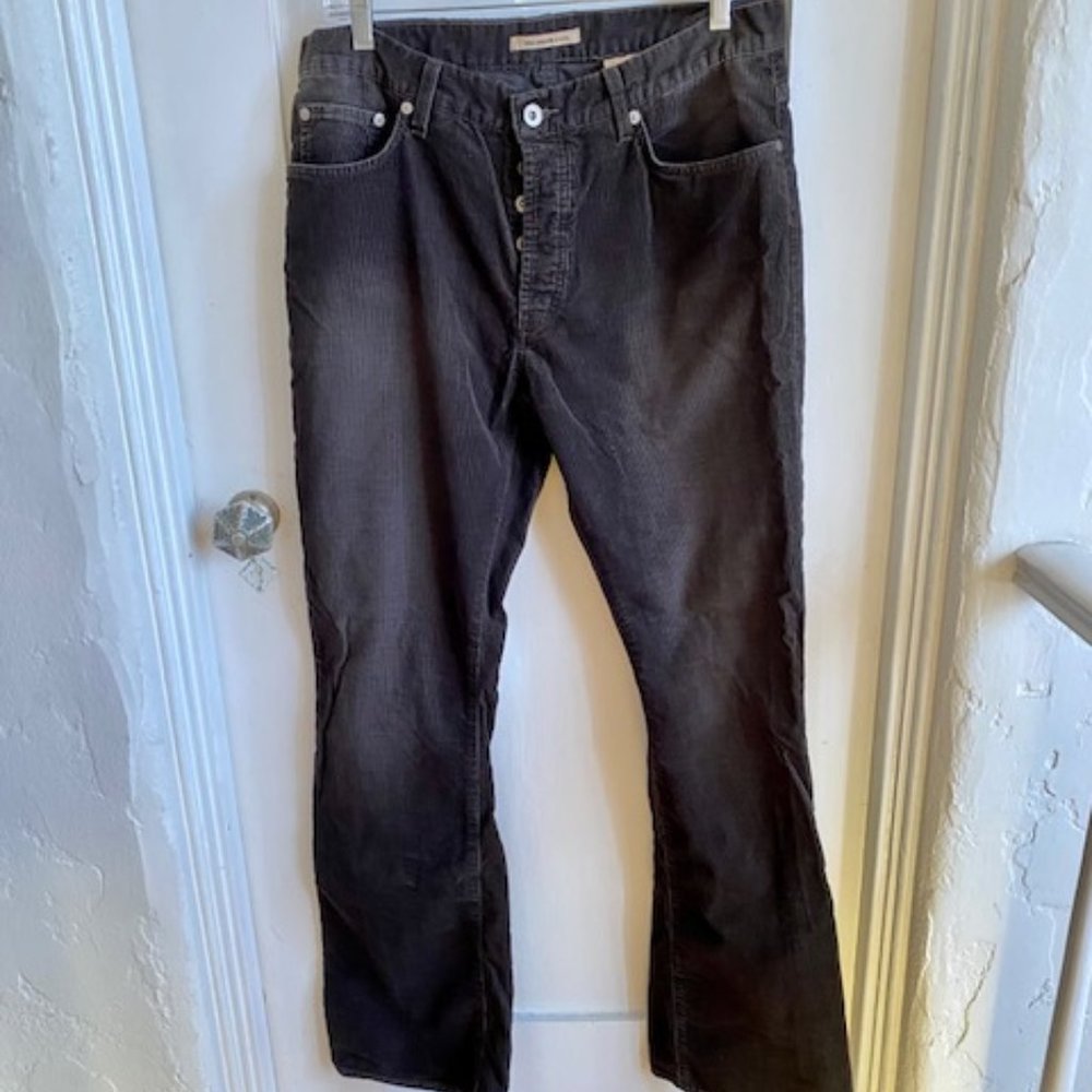 JOHN VARVATOS * USA Brown Boot Cut Cords Size 34R
